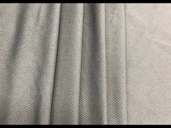 اثر چرم 100٪ پلی استر فیلت پارچه خاکستری برای پروژه های پوشاک بالش