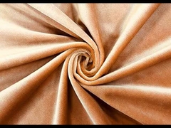 240GSM مواد مخملی زرد زیتون نرم 100٪ پلی استر برای نساجی خانگی