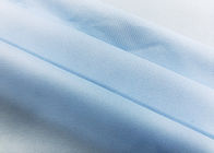 پارچه پیراهن 100٪ پلی استر 130GSM با کارگران کشش رنگ آبی روشن