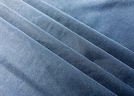 200GSM 85٪ پارچه کشباف بافندگی پلی استر برای لباس شنا رنگ آبی مژگان رنگی