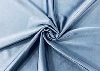 200GSM 85٪ پارچه کشباف بافندگی پلی استر برای لباس شنا رنگ آبی مژگان رنگی