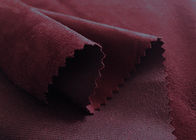 پارچه اثاثه یا لوازم داخلی 130GSM میکروسنگید / پارچه جیر جیر برای لباس قهوه ای