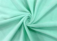 210GSM پارچه مخمل خواب دار Teddy Plt نعناع رنگ سبز با دوام لباسشویی خانگی آسان تمیز