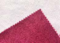 پارچه گره دار حلقه ای حلقه ای مخصوص پیراهن کش ورزش Hoodie Pink 300GSM 100٪ پلی استر