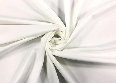 پارچه لباس زیر سفید 170GSM 84٪ پلی استر 16٪ اسپاندکس الاستیسیته بالا