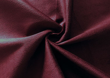 پارچه اثاثه یا لوازم داخلی 130GSM میکروسنگید / پارچه جیر جیر برای لباس قهوه ای